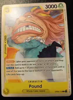 Pound OP04-110 Common Kingdoms Of Intrigue One Piece Card Game - Image 1