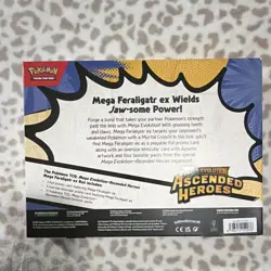 Pokemon TCG Mega Evolution Ascended Heroes Mega Feraligatr ex Box 10 Cards 2026 - Image 2