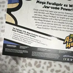 Pokemon TCG Mega Evolution Ascended Heroes Mega Feraligatr ex Box 10 Cards 2026 - Image 3