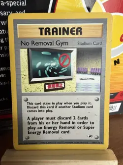 Pokemon TCG No Removal Gym 103/132 Gym Heroes Rare WOTC Vintage Trainer Card - Image 1