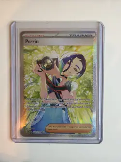 Pokemon TCG Trainer Perrin Special Illustration Card Twilight Masquerade 220/167 - Image 1