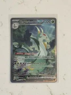 Pokemon TCG Serperior EX Sir 164/086 Black Bolt English Card Near Mint Condition - Image 1