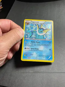 Pokemon Vaporeon BW89 Holo Promo Card English LP - Image 2