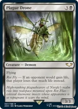 Magic the Gathering | Plague Drone [40K - 47]NM - Image 1