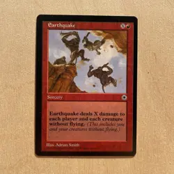 MTG Earthquake Portal Rare LP Magic The Gathering 1997 - Image 1