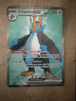 Empoleon ex 114/094 🐧 Illustration Rare Phantasmal Flames 🔥 Pokemon TCG 🌟 - Image 1