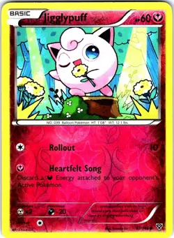 Jigglypuff 87/146 Common XY Pokemon Reverse Holo Lightly Played - Image 1