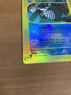 POLIWHIRL REVERSE HOLO 88 Rare English Skyridge E-Series 2003 Pokemon Card NM - Image 2