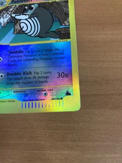 POLIWHIRL REVERSE HOLO 88 Rare English Skyridge E-Series 2003 Pokemon Card NM - Image 3
