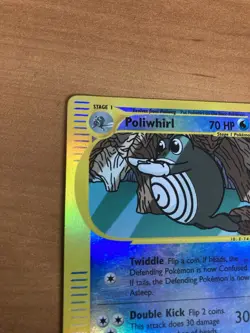 POLIWHIRL REVERSE HOLO 88 Rare English Skyridge E-Series 2003 Pokemon Card NM - Image 5
