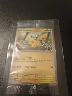 Pikachu - (Holiday Calendar) 025/165 Miscellaneous Cards & Products Holo - Image 1