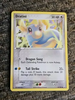 Pokemon TCG DRATINI 53/109 Regular. EX Team Rocket (2004). NM - Image 1
