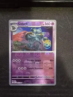 Pokemon TCG Black Bolt Golurk Masterball 043/086 - Image 1