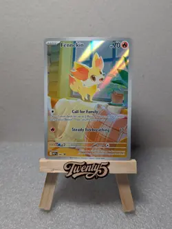 Pokemon TCG Fennekin 080 MEP Chaos Rising Promo Holo Rare NM - Image 1