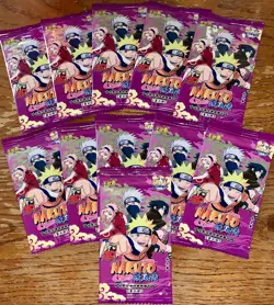 Anime NARUTO Ninja CCG Trading Card Booster Packs Set of 11 Tier 2~NEW & SEALED - Image 1