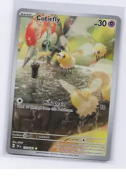 Cutiefly 172/162 Illustration Rare Temporal Forces Pokemon Near Mint - Image 1