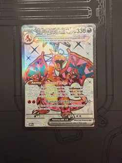 2023 Pokemon SV03 Obsidian Flames Charizard ex 215/197 Ultra Rare Full Art NM - Image 1