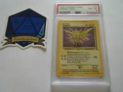 x1 1999 Pokemon Fossil Unlimited Zapdos Holo #15 PSA 8 NM-MT TexasNerdGames - Image 1