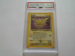 x1 1999 Pokemon Fossil Unlimited Zapdos Holo #15 PSA 8 NM-MT TexasNerdGames - Image 2