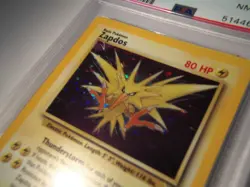 x1 1999 Pokemon Fossil Unlimited Zapdos Holo #15 PSA 8 NM-MT TexasNerdGames - Image 3