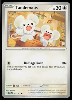 Tandemaus 153/182 Common Paradox Rift Pokemon Near Mint - Image 1