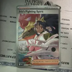 Pokemon TCG Iris's Fighting Spirit 292/217 Sv09 Full Art Holo Ultra Rare EN - Image 1