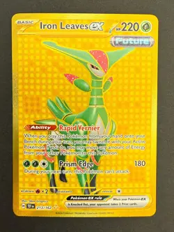 Iron Leaves ex 213/162 Temporal Forces Hyper Rare Pokemon TCG NM/M - Image 1