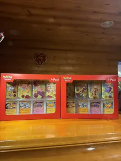 Pokemon TCG Scarlet & Violet 151 Mini Tin 4-Pack Sam’s Club Exc New/Sealed 2x - Image 1