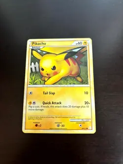 Pikachu (#16) 16/30 Common HGSS Trainer Kit: Gyarados & Raichu Pokemon NM - Image 2