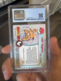 Topps CGC 9.5 Hypno 2000 Pokemon Chrome Series 2 #97 Chrome English - Image 2