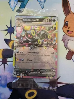 Pokemon TCG Umbreon ex 060/131 Prismatic Evolutions Stamp Holo Sealed - Image 1