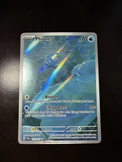 Pokemon TCG Phione 175/167 Sv06 Twilight Masquerade Illustration Rare Holo EN 70 - Image 1