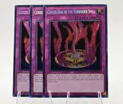 3x Cursed Seal of the Forbidden Spell RA03-EN076 (Secret Rare) NM - Yu-Gi-Oh - Image 1