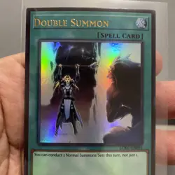 Double Summon LCKC-EN091 ULTRA RARE Unlimited NM! +Bonus Card FREE SHIPPING! - Image 3