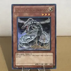 Yugioh Proto-Cyber Dragon LCGX-EN177 Ultra Rare 1st Edition NM - Image 1