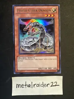 Yugioh Proto-Cyber Dragon LCGX-EN177 Ultra Rare Near Mint - Image 1