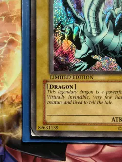 Blue-Eyes White Dragon BPT-003 | Secret Rare Limited Edition | Yu-Gi-Oh TCG - Image 5