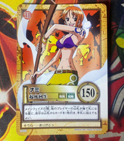 PREORER Nami C403 Japanese One Piece Hyper Battle Carddass Card Vintage - Image 1
