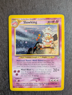 Slowking Holo 14/111 Neo Genesis 2000 Pokemon Card LP - Image 1