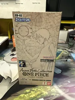 One Piece EB02 Extra Booster: Anime 25th Collection Booster Box - Japanese - Image 1