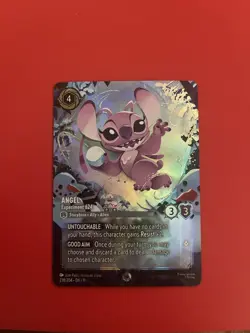 Disney Lorcana TCG Angel Enchanted 238/204 Winterspell NM - Image 1