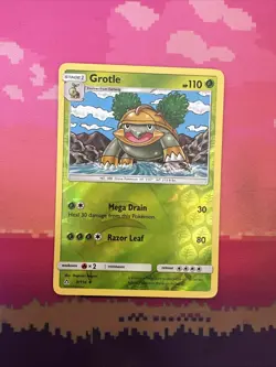 Pokemon Card Grotle Ultra Prism Reverse Holo 8/156 Near Mint - Image 1