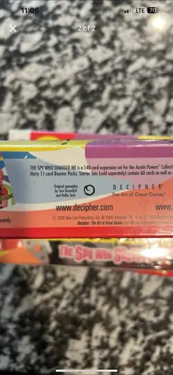 Austin Powers The Spy Who Shagged Me Collectible Card Game Sealed - Image 2