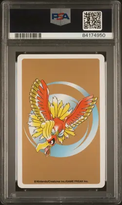 Pokemon Gold Poker Playing Card Donphan King of Spades #232 PSA 10 Gem Mint - Image 2