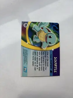 Pokemon Card Squirtle No. 70 Topps Advanced Challenge *Foil* 2004 - Image 3