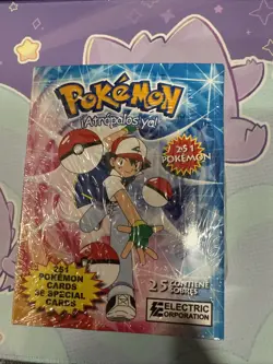 Pokemon Electric Cards 25 Pack Box booster Holo Gold - Image 1