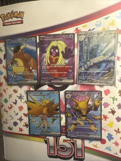 Lot Of 5X Pokemon 151 Full Art Cards - Image 1
