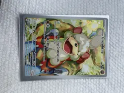 Pokemon TCG Twilight Masquerade Hisuian Growlithe Illustration Card 181/167 - Image 2