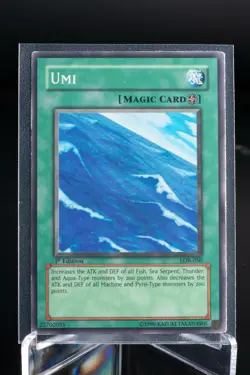 Umi LOB-050 Common 1st Edition Yu Gi Oh! Card LP - Image 1