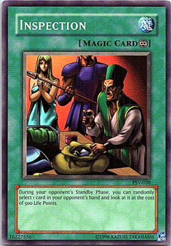 Inspection PSV-038 Yu-Gi-Oh! Card Heavy Play Unlimited - Image 1